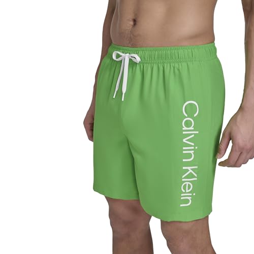 Calvin Klein Men's Volley Quick Dry Lightweight Swim Trunk - 7DAY'S