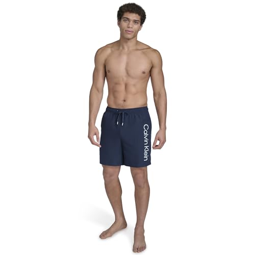 Calvin Klein Men's Volley Quick Dry Lightweight Swim Trunk - 7DAY'S