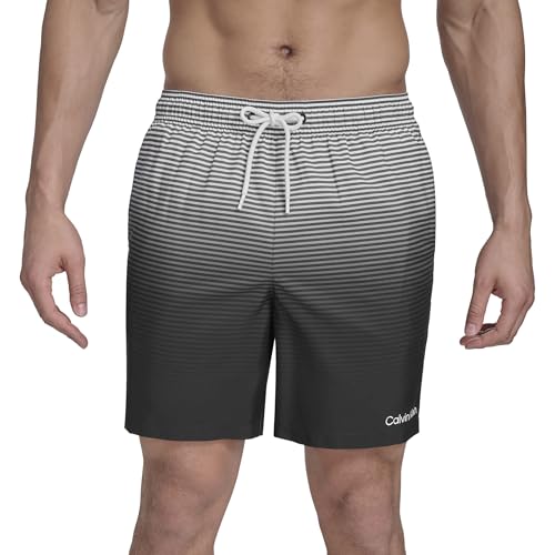 Calvin Klein Men's Volley Quick Dry Lightweight Swim Trunk - 7DAY'S