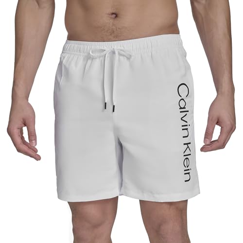 Calvin Klein Men's Volley Quick Dry Lightweight Swim Trunk - 7DAY'S