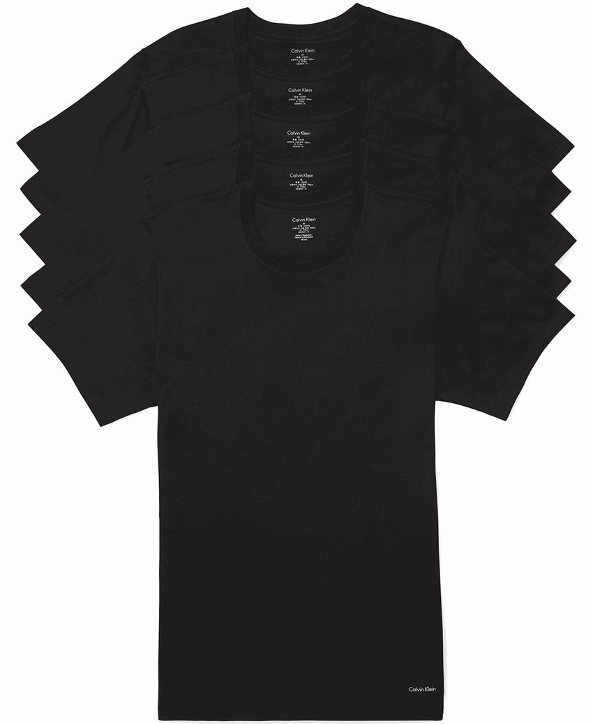 Calvin Klein Paquete de 5 camisetas de algodón clásicas para hombre - 7DAY'S