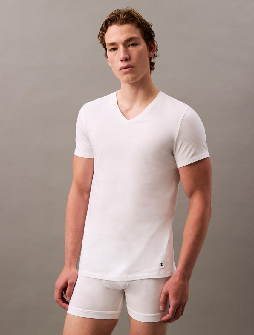 Calvin Klein Paquete de 5 camisetas de algodón clásicas para hombre - 7DAY'S