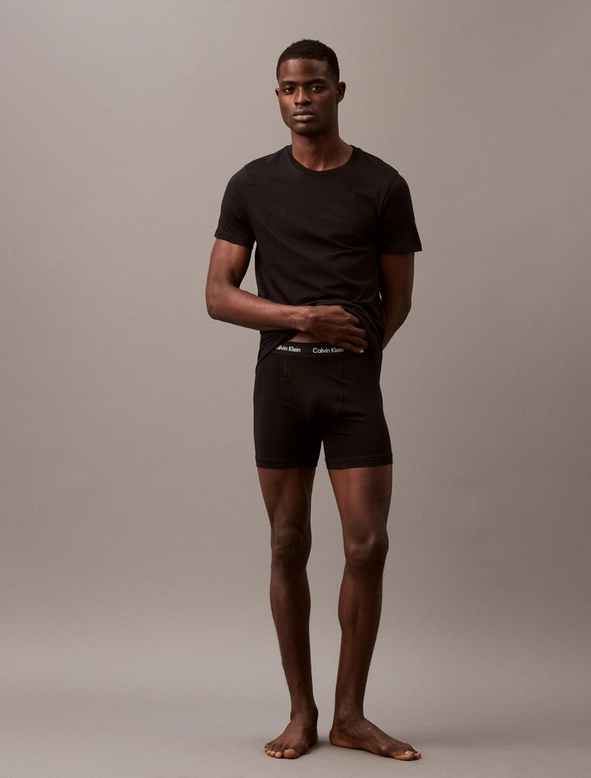 Calvin Klein Paquete de 5 camisetas de algodón clásicas para hombre - 7DAY'S