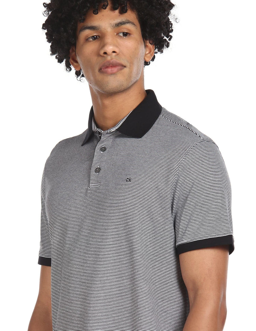Calvin Klein Polo Jacquard Refined Hombre - 7DAY'S