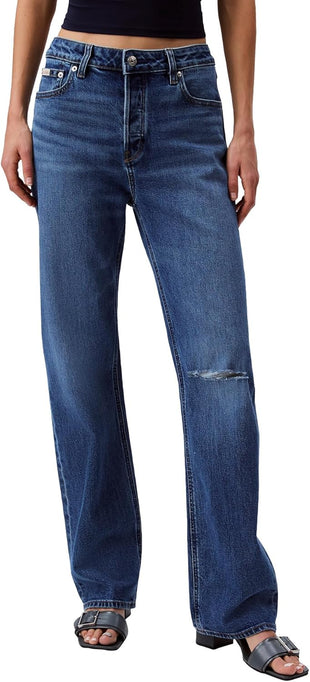 Calvin Klein Women's 90s Straight Jeans