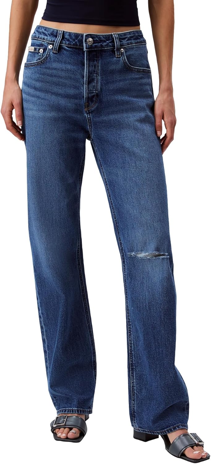 Calvin Klein Women's 90s Straight Jeans - 7DAY'S