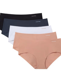 Calvin Klein Women's Invisibles Seamless Hipster Panties, Multipack - 7DAY'S