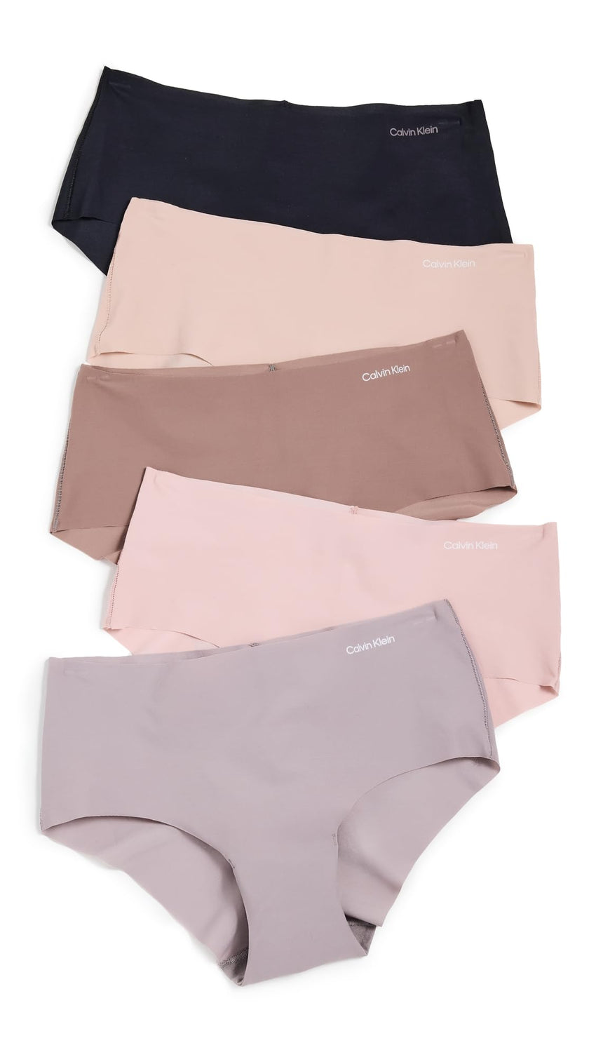 Calvin Klein Women's Invisibles Seamless Hipster Panties, Multipack - 7DAY'S