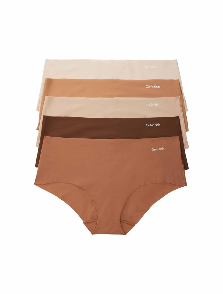Calvin Klein Women's Invisibles Seamless Hipster Panties, Multipack - 7DAY'S