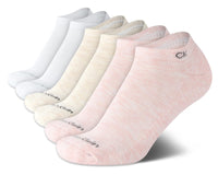 Calvin Klein Womens Low Cut Socks - 6 Pack Breathable Cushioned Athletic Performance No Show Socks for Women (Sizes: 4 - 10) - 7DAY'S