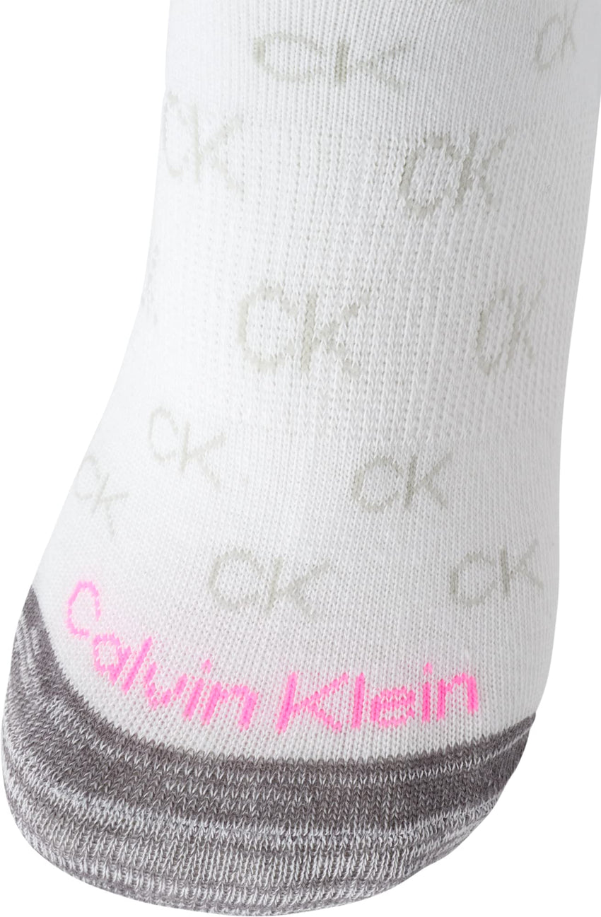 Calvin Klein Womens Low Cut Socks - 6 Pack Breathable Cushioned Athletic Performance No Show Socks for Women (Sizes: 4 - 10) - 7DAY'S