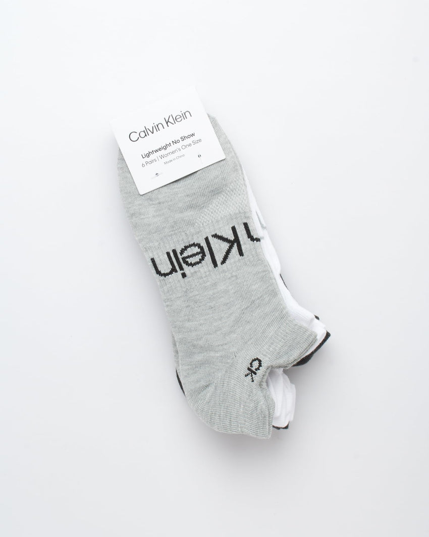Calvin Klein Womens Low Cut Socks - 6 Pack Breathable Cushioned Athletic Performance No Show Socks for Women (Sizes: 4 - 10) - 7DAY'S