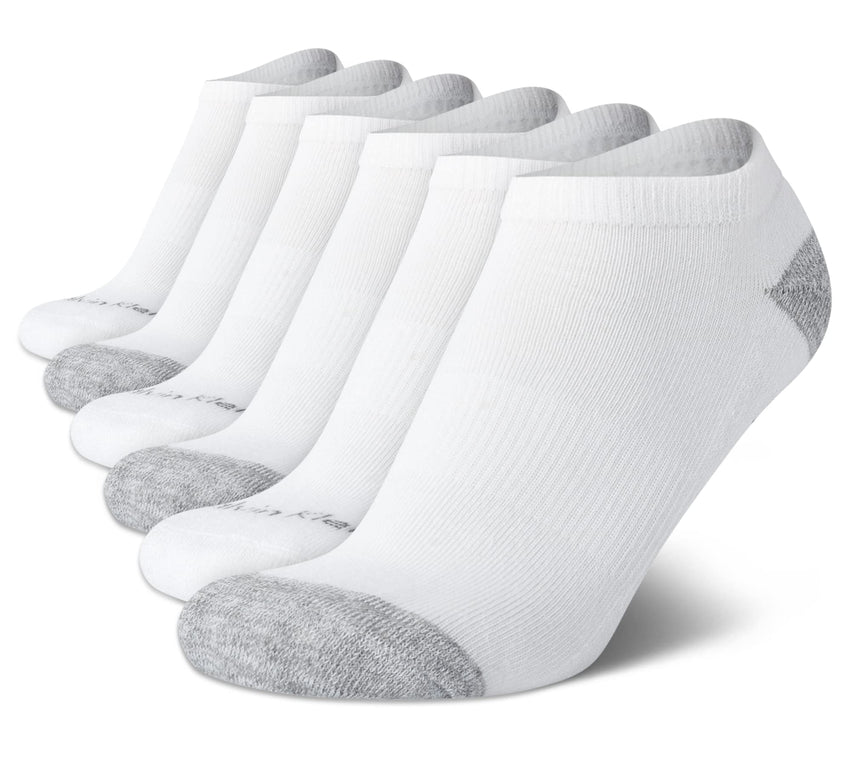 Calvin Klein Womens Low Cut Socks - 6 Pack Breathable Cushioned Athletic Performance No Show Socks for Women (Sizes: 4 - 10) - 7DAY'S