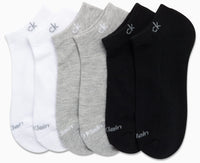 Calvin Klein Womens Low Cut Socks - 6 Pack Breathable Cushioned Athletic Performance No Show Socks for Women (Sizes: 4 - 10) - 7DAY'S