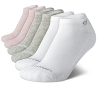 Calvin Klein Womens Low Cut Socks - 6 Pack Breathable Cushioned Athletic Performance No Show Socks for Women (Sizes: 4 - 10) - 7DAY'S