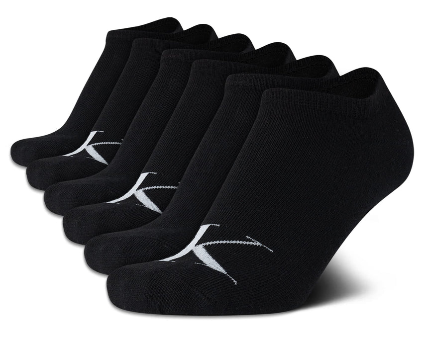 Calvin Klein Womens Low Cut Socks - 6 Pack Breathable Cushioned Athletic Performance No Show Socks for Women (Sizes: 4 - 10) - 7DAY'S