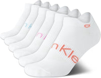 Calvin Klein Womens Low Cut Socks - 6 Pack Breathable Cushioned Athletic Performance No Show Socks for Women (Sizes: 4 - 10) - 7DAY'S