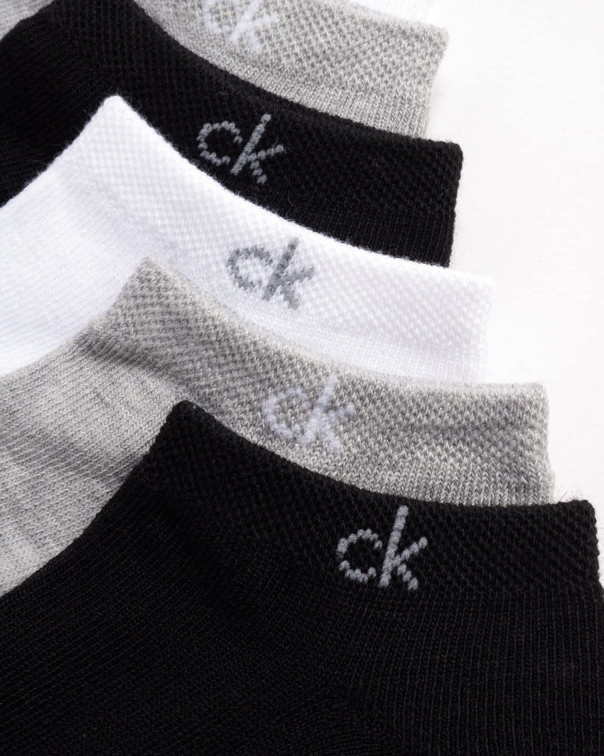 Calvin Klein Womens Low Cut Socks - 6 Pack Breathable Cushioned Athletic Performance No Show Socks for Women (Sizes: 4 - 10) - 7DAY'S