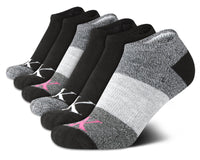 Calvin Klein Womens Low Cut Socks - 6 Pack Breathable Cushioned Athletic Performance No Show Socks for Women (Sizes: 4 - 10) - 7DAY'S