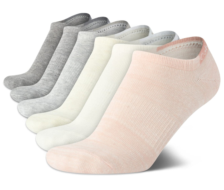 Calvin Klein Womens Low Cut Socks - 6 Pack Breathable Cushioned Athletic Performance No Show Socks for Women (Sizes: 4 - 10) - 7DAY'S