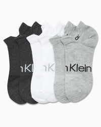 Calvin Klein Womens Low Cut Socks - 6 Pack Breathable Cushioned Athletic Performance No Show Socks for Women (Sizes: 4 - 10) - 7DAY'S