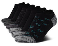 Calvin Klein Womens Low Cut Socks - 6 Pack Breathable Cushioned Athletic Performance No Show Socks for Women (Sizes: 4 - 10) - 7DAY'S