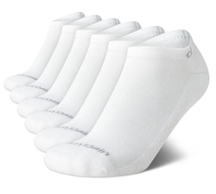 Calvin Klein Womens Low Cut Socks - 6 Pack Breathable Cushioned Athletic Performance No Show Socks for Women (Sizes: 4-10)