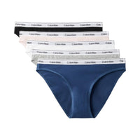 Calvin Klein Women's Modern Logo Cotton Stretch Bikini Panties, 5 Pack - 7DAY'S