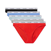 Calvin Klein Women's Modern Logo Cotton Stretch Bikini Panties, 5 Pack - 7DAY'S