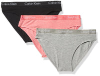 Calvin Klein Women's Motive Cotton Multipack Bikini Panty - 7DAY'S