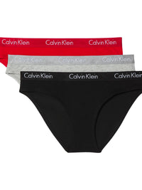 Calvin Klein Women's Motive Cotton Multipack Bikini Panty - 7DAY'S
