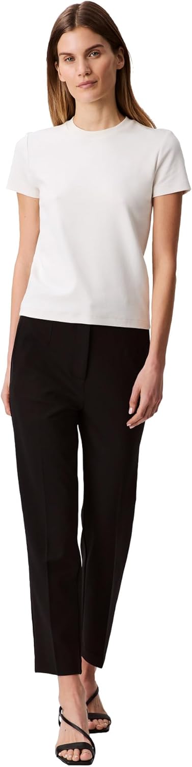 Calvin Klein Women's Ponte Cropped Straight Pants - 7DAY'S