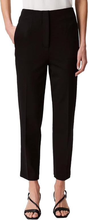 Calvin Klein Women's Ponte Cropped Straight Pants