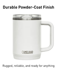 CamelBak Thrive Leak - Proof 16 oz Mug, Insulated Stainless Steel - for Travel, Coffee, Tea, hot Beverages - Spill Proof - Cup - Holder Compatible, Navy - 7DAY'S