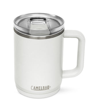 CamelBak Thrive Leak - Proof 16 oz Mug, Insulated Stainless Steel - for Travel, Coffee, Tea, hot Beverages - Spill Proof - Cup - Holder Compatible, Navy - 7DAY'S