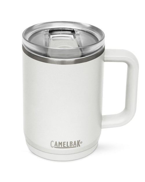 CamelBak Thrive Leak - Proof 16 oz Mug, Insulated Stainless Steel - for Travel, Coffee, Tea, hot Beverages - Spill Proof - Cup - Holder Compatible, Navy - 7DAY'S