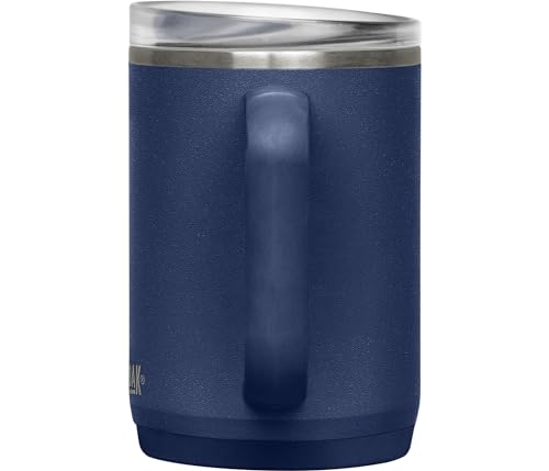 CamelBak Thrive Leak - Proof 16 oz Mug, Insulated Stainless Steel - for Travel, Coffee, Tea, hot Beverages - Spill Proof - Cup - Holder Compatible, Navy - 7DAY'S