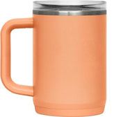 CamelBak Thrive Leak - Proof 16 oz Mug, Insulated Stainless Steel - for Travel, Coffee, Tea, hot Beverages - Spill Proof - Cup - Holder Compatible, Navy - 7DAY'S
