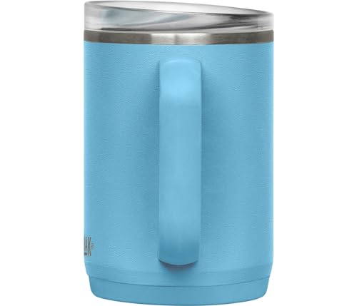 CamelBak Thrive Leak - Proof 16 oz Mug, Insulated Stainless Steel - for Travel, Coffee, Tea, hot Beverages - Spill Proof - Cup - Holder Compatible, Navy - 7DAY'S