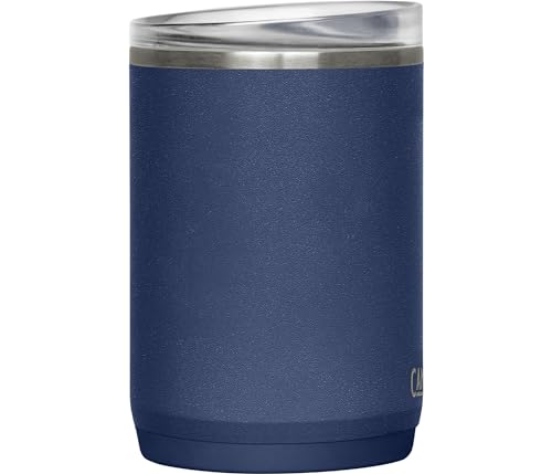 CamelBak Thrive Leak - Proof 16 oz Mug, Insulated Stainless Steel - for Travel, Coffee, Tea, hot Beverages - Spill Proof - Cup - Holder Compatible, Navy - 7DAY'S