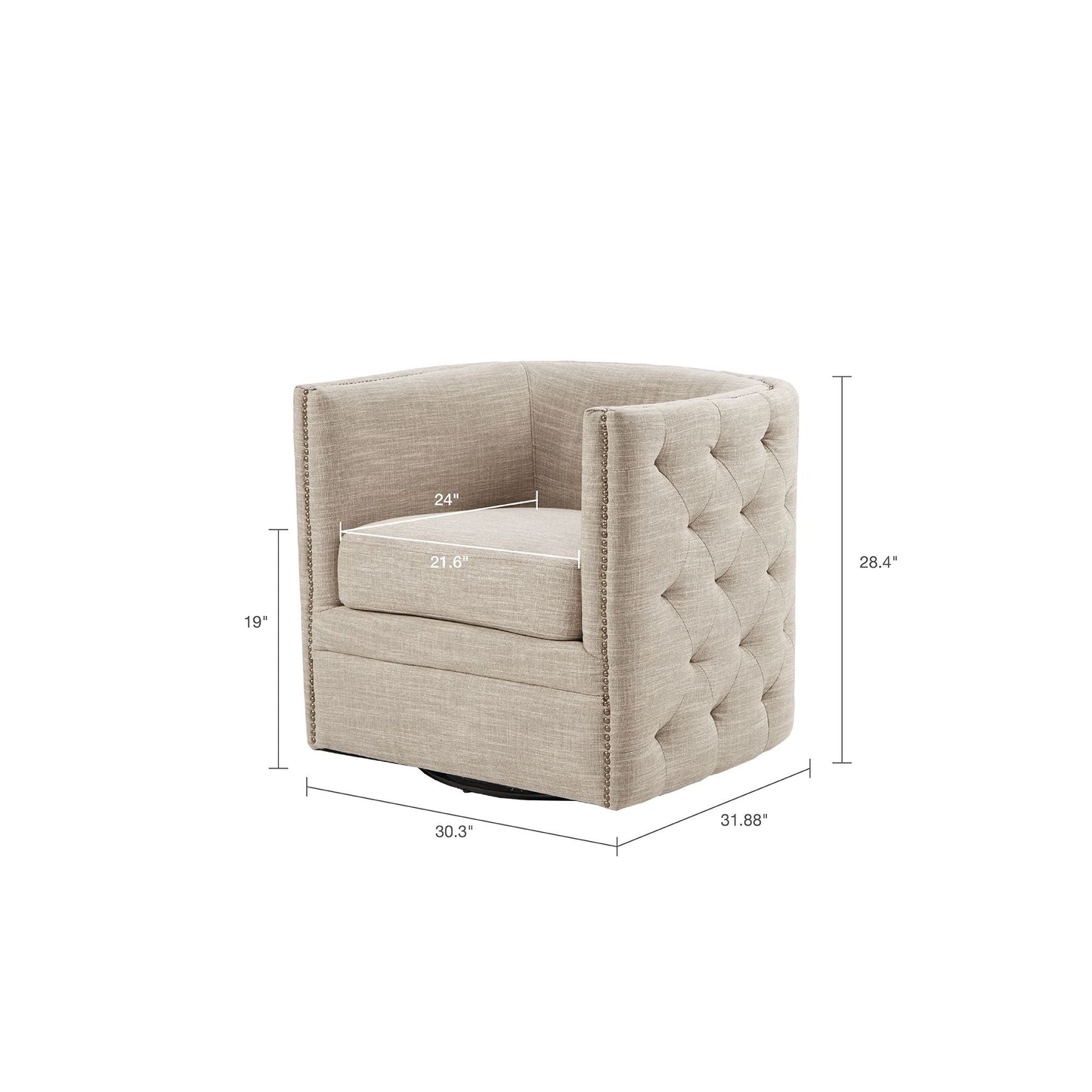 Capstone Swivel Chair - 7DAY'S