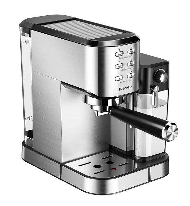 capsule + coffee powder + milk foam 3 in 1 coffee maker. 20Bar extraction French drip / mocha and other Italian espresso, 1 cup / 2 cup mechanical keys, power 1350W, steam type - 7DAY'S