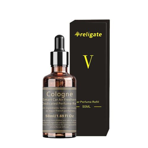 Car Air Freshener - G13 Dedicated Perfume Refill, 50ml Cologne with 2 cotton wicks, Can be Used for 3~6 Months,Car Scents Air Freshener,Strong Car Perfume Air Freshener with Odour Eliminating Technology - 7DAY'S