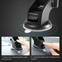 Car Phone Holder Long Rod Telescopic Car Dashboard Suction Cup Type - 7DAY'S