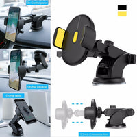 Car Phone Holder Long Rod Telescopic Car Dashboard Suction Cup Type - 7DAY'S