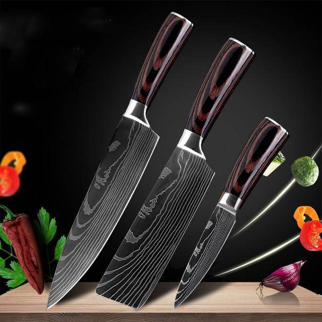 Carpenter's Special Set 6 - piece Set 8 - piece Set Knife Chef Knife Kitchen Knife Cooking stainless steel - 7DAY'S