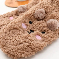 Cartoon Floor Winter Thick Polyester Fleece Fluffy Microfiber Women Fuzzy Socks Funny Fuzzy Dog Slipper Socks For Women Cute Fluffy Thick Warm Winter Socks Microfiber Soft Home Socks Christmas Gift - 7DAY'S