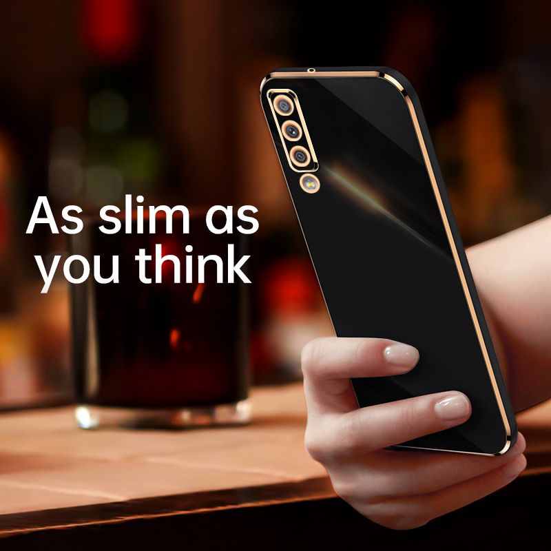 Case for Samsung Galaxy A7 2018 Phone Case Soft TPU Samsung Galaxy A7 2018 Phone Case (Samsung Galaxy A7 2018 - diandu - hei) - 7DAY'S