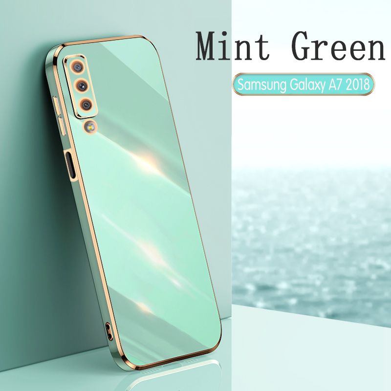 Case for Samsung Galaxy A7 2018 Phone Case Soft TPU Samsung Galaxy A7 2018 Phone Case (Samsung Galaxy A7 2018 - diandu - hei) - 7DAY'S