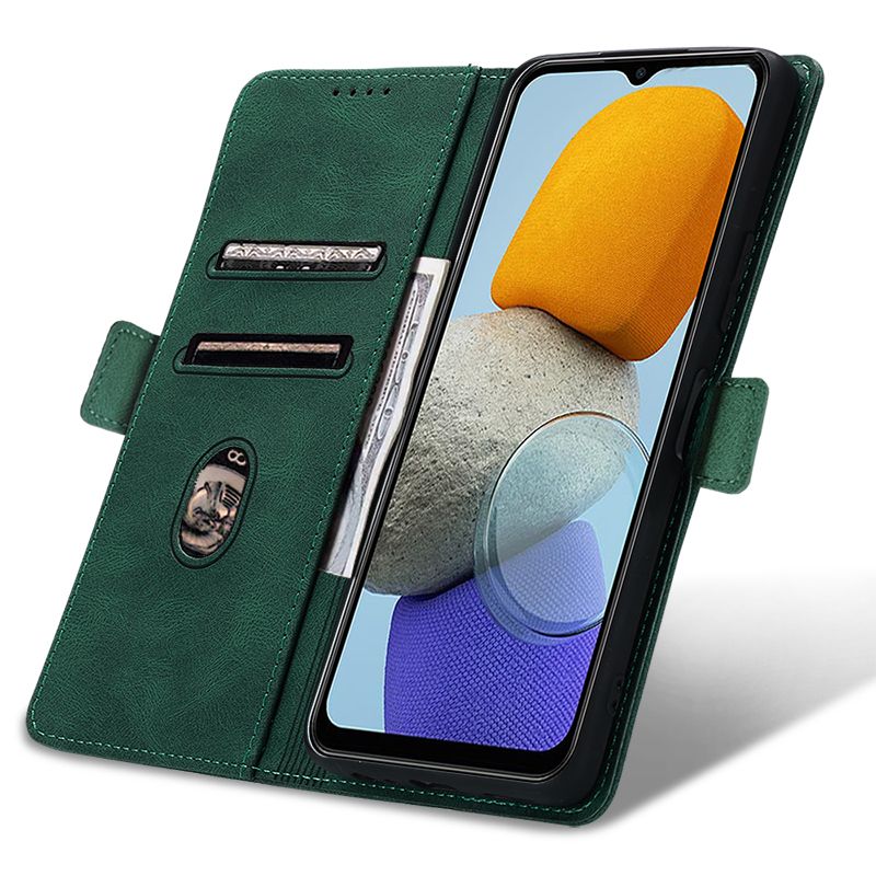 Case for Samsung Galaxy M23 5G/Samsung Galaxy F23 5G Phone Case Soft TPU Samsung Galaxy M23 5G /Samsung Galaxy F23 5G Phone Case Wallet style leather case(Samsung Galaxy M23 5G - pitao - hei) - 7DAY'S